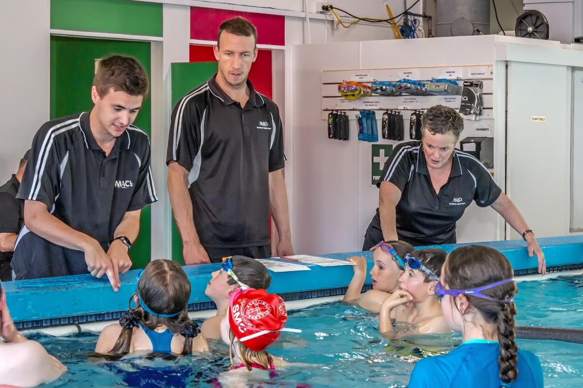 Moulding amazing swim teachers at MAC’s swim school